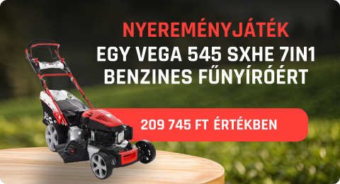 Nyereményjáték egy VEGA 545 SXHE 7IN1 benzines fűnyíróért 209 745 Ft értékben gallery main image